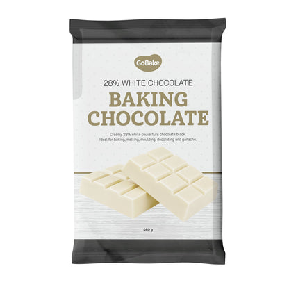 28% White Chocolate Bakers Block | 460G