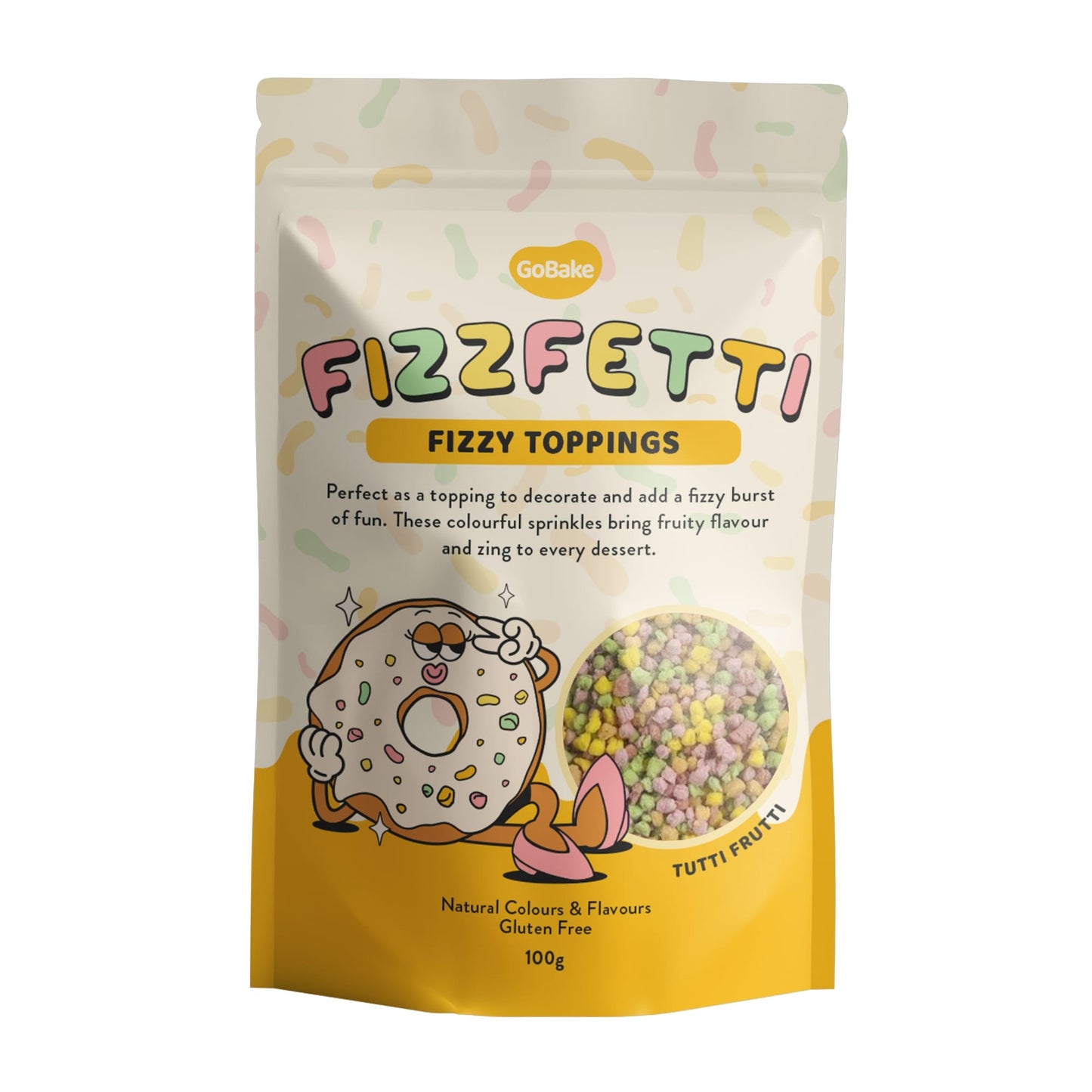 Fizzfetti Tutti Frutti Fizzy Toppings | 100G