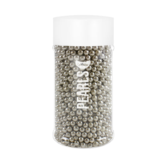 Shiny Silver Cachous Balls 4mm | 90G