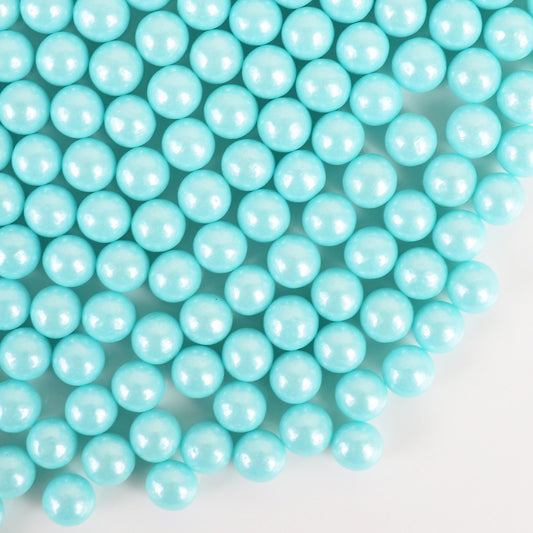 7mm Pearl Blue Sugar Pearls | 80G