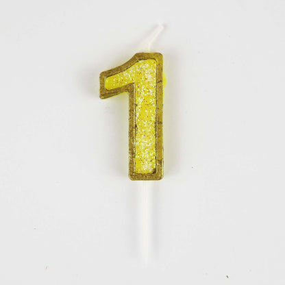 Mini Modern Number 1 Candle