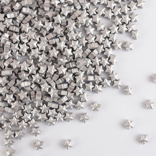 Silver Stars Candy Shapes | 80G