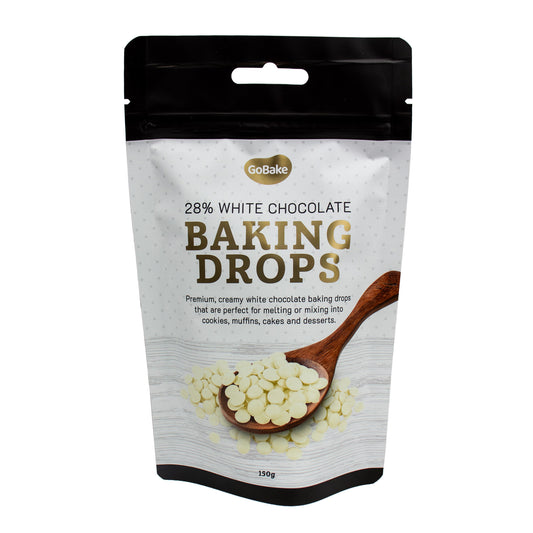 28% White Chocolate Baking Drops | 150G