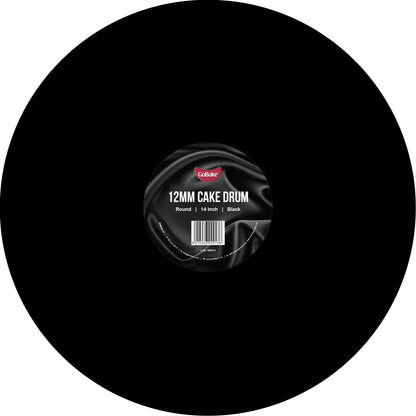 Round Cake Drum 12mm | Black | 14 Inch