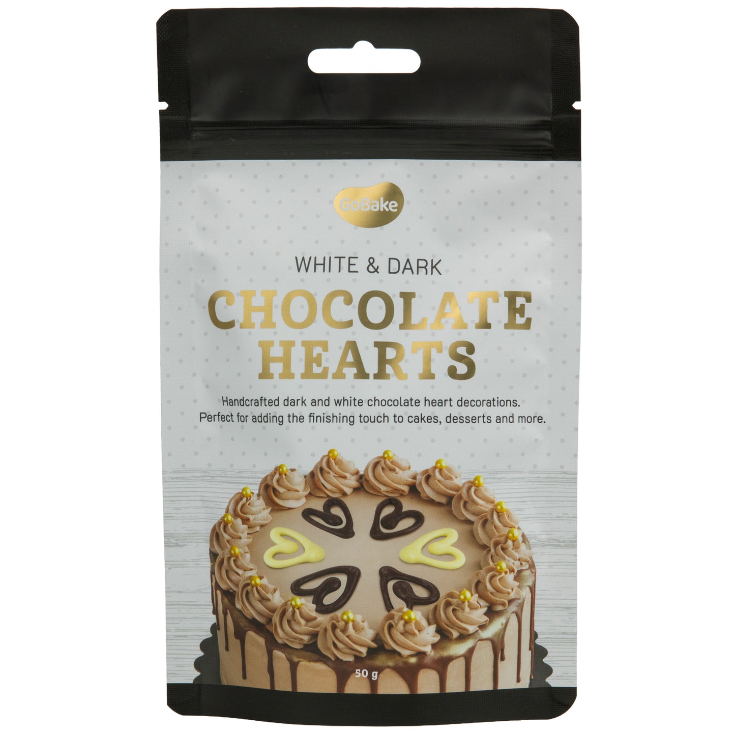 53% Dark Chocolate & 28% White Chocolate Heart Mix | 50G