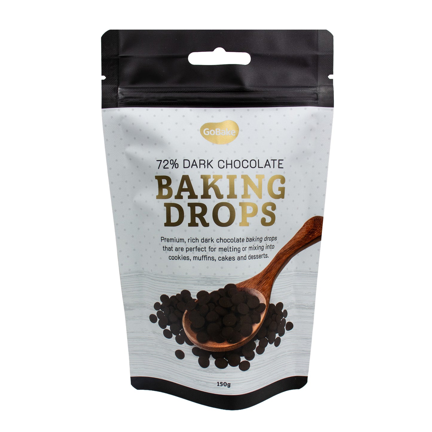 72% Dark Chocolate Baking Drops | 150G