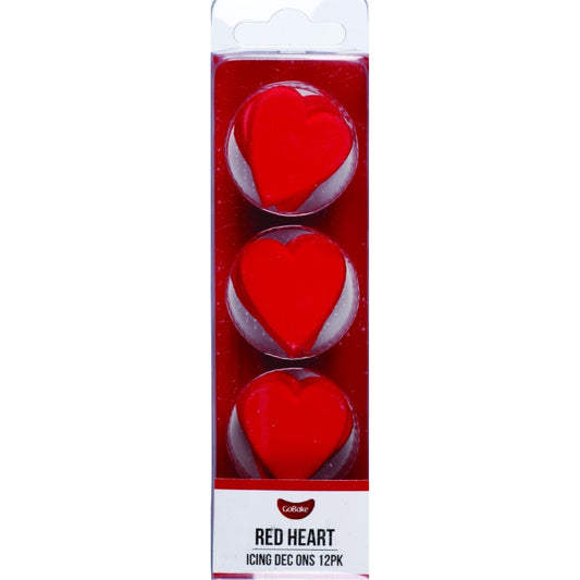 Red Hearts | 3cm | 12pk