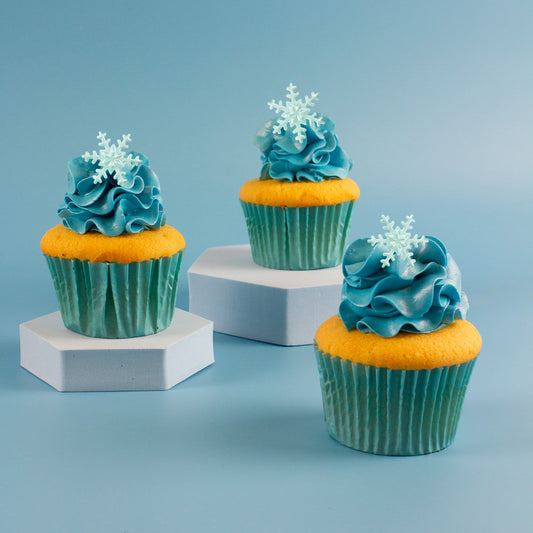 Blue Snowflake Dec On | 9pk