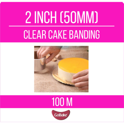 Clear Cake Band 2 Inch - 100 metres