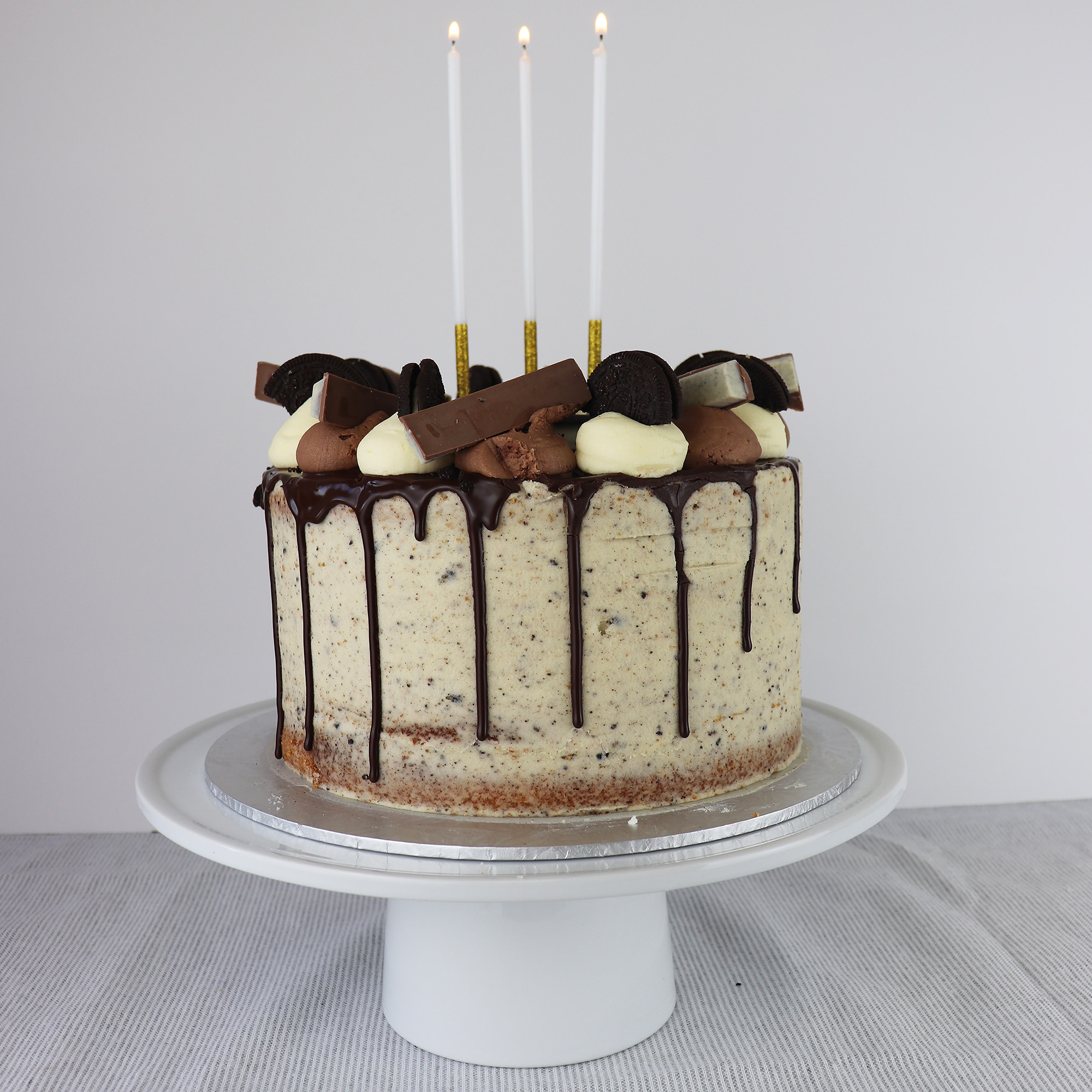 Candles Super Tall 18cm Glitter Gold GoBake Everything for the Cake!