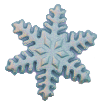 Gumpaste 4cm Snowflake - Asstd - 110pk